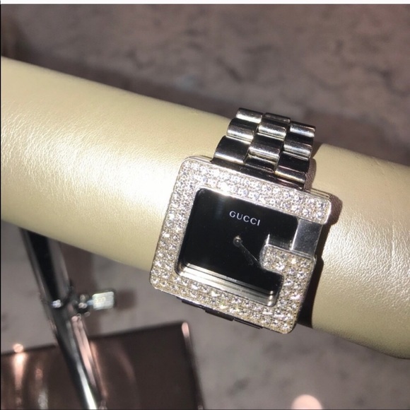 Gucci Other - Gucci 3600M G Diamond Bezel Stainless Steel Watch